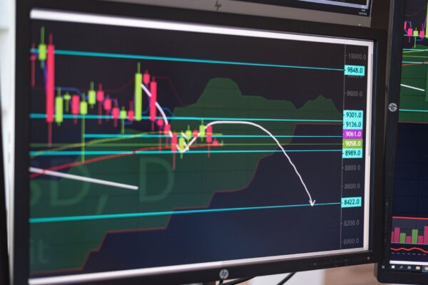 Gráfico de preços mostrando o mercado de criptomoedas em setembro 2026